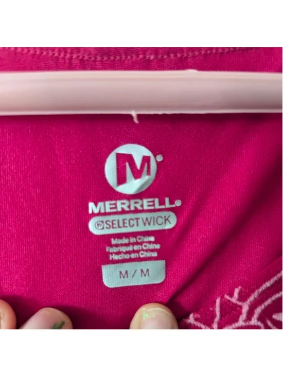 Merrell Flora Deco Cap-Sleeve Dress Fuschia M Activewear Athleisure - Picture 7 of 14